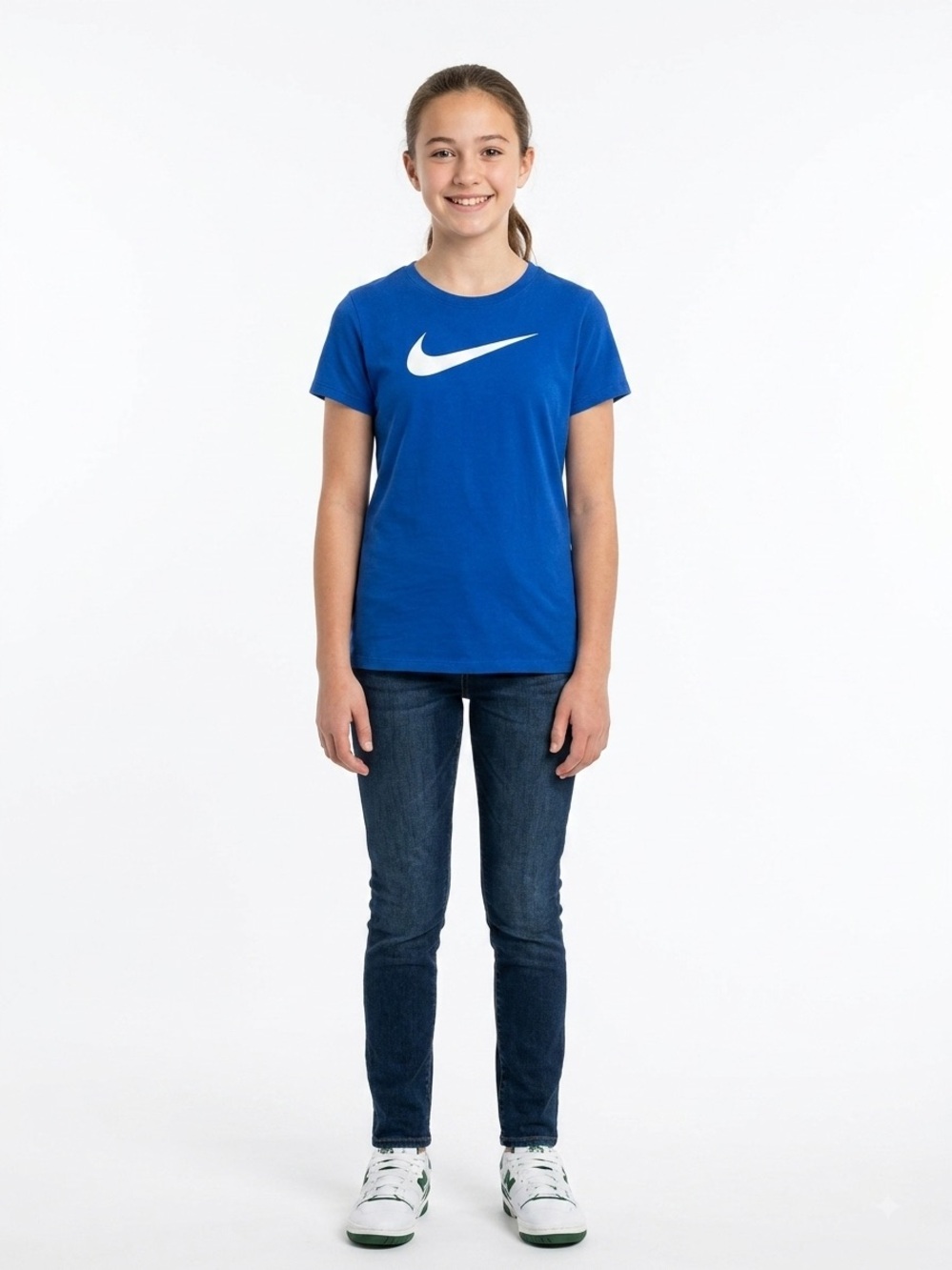 Girl’s Blue Nike Short Sleeve Shirt